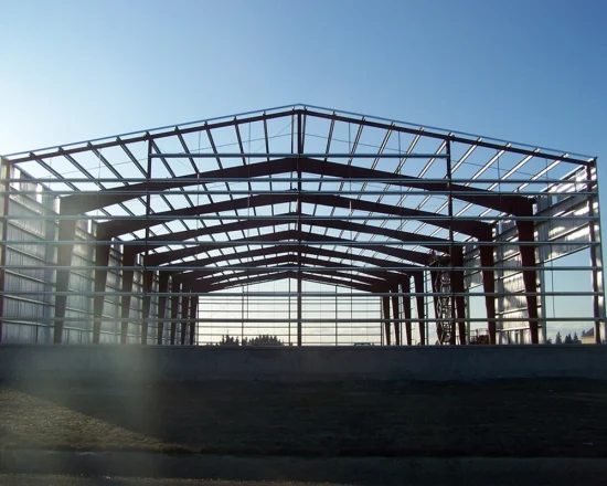 Kostengünstiges Metallgebäude-Werkstatt-Hangar-Stahlrahmen-vorfabriziertes Stahlkonstruktions-Lager